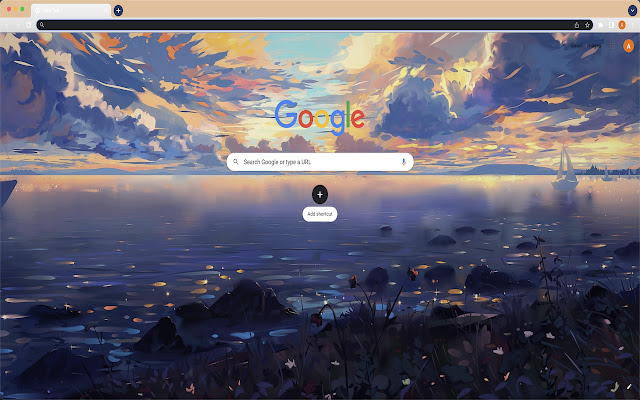 Painted Horizon Theme  from Chrome web store to be run with OffiDocs Chromium online