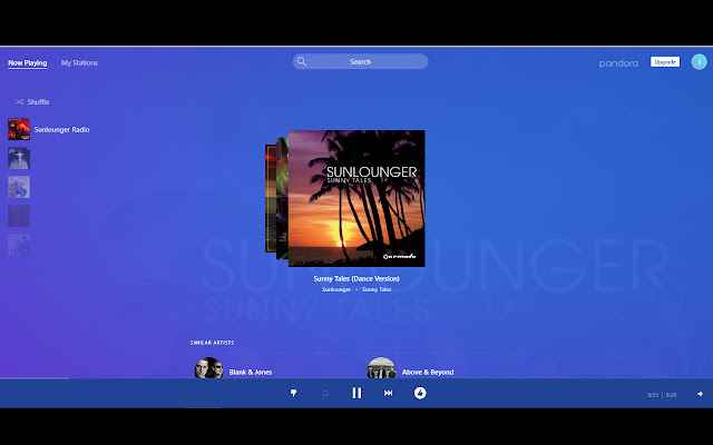 Pandora™ Forever  from Chrome web store to be run with OffiDocs Chromium online