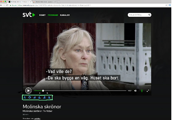 papegoja_svt  from Chrome web store to be run with OffiDocs Chromium online