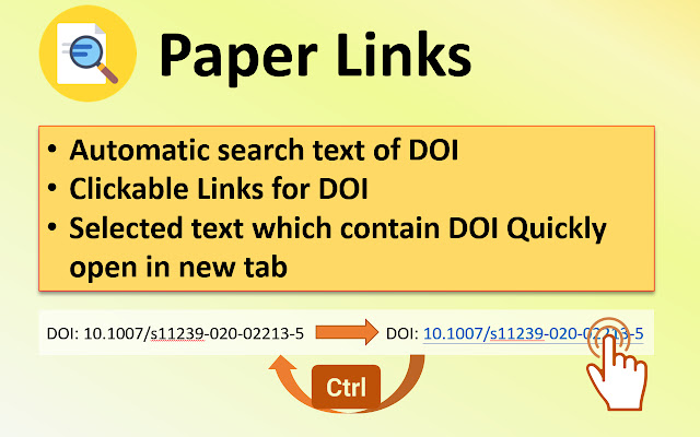 Paper Links  from Chrome web store to be run with OffiDocs Chromium online