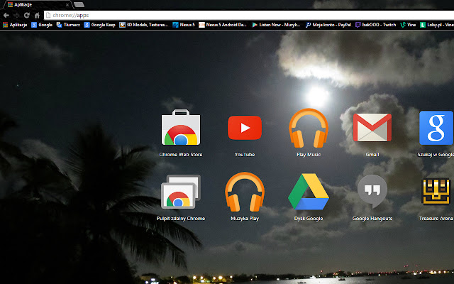 Paradise Night  from Chrome web store to be run with OffiDocs Chromium online