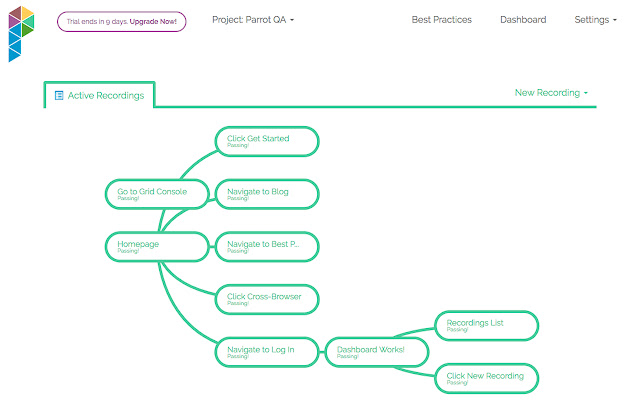 Parrot QA  from Chrome web store to be run with OffiDocs Chromium online