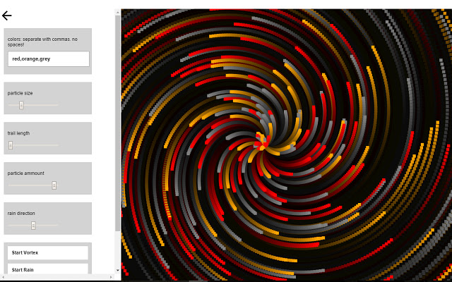 Particle Animations  from Chrome web store to be run with OffiDocs Chromium online