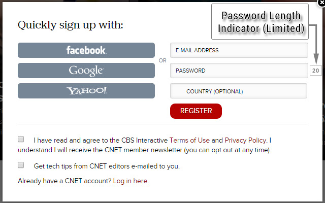 Password Length Inspector  from Chrome web store to be run with OffiDocs Chromium online