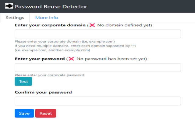 Password Reuse Detector  from Chrome web store to be run with OffiDocs Chromium online