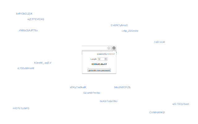 Passwords  from Chrome web store to be run with OffiDocs Chromium online