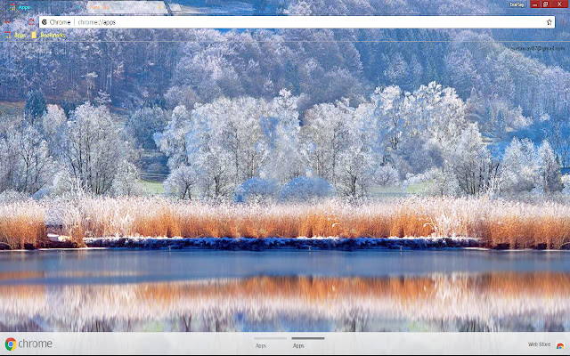 Pastel Reflection Scenic Snow  from Chrome web store to be run with OffiDocs Chromium online