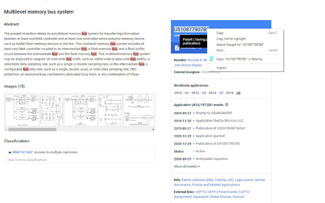 Patently Shortcut  from Chrome web store to be run with OffiDocs Chromium online