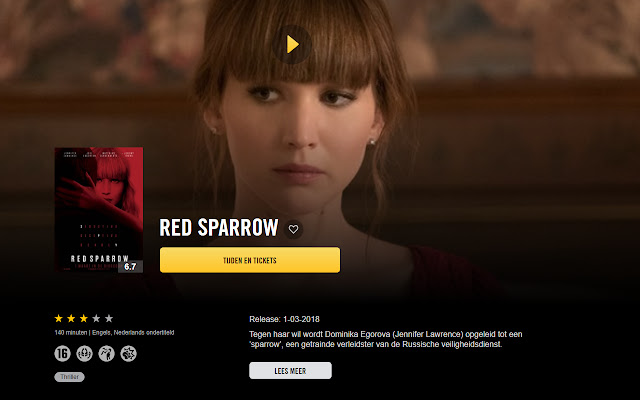 Pathe IMDB rating  from Chrome web store to be run with OffiDocs Chromium online