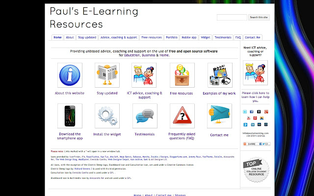 Pauls E Learning Resources  from Chrome web store to be run with OffiDocs Chromium online