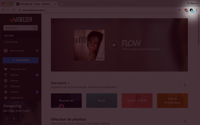 Pause the music!  from Chrome web store to be run with OffiDocs Chromium online