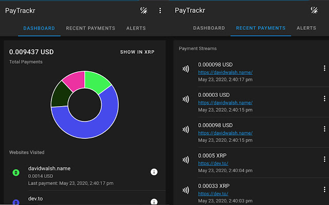 PayTrackr  from Chrome web store to be run with OffiDocs Chromium online