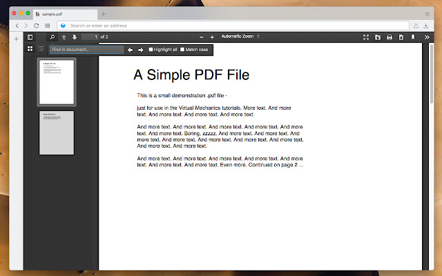 PDF Reader  from Chrome web store to be run with OffiDocs Chromium online