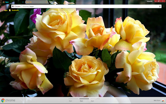 Peachy Yellow Rose  from Chrome web store to be run with OffiDocs Chromium online