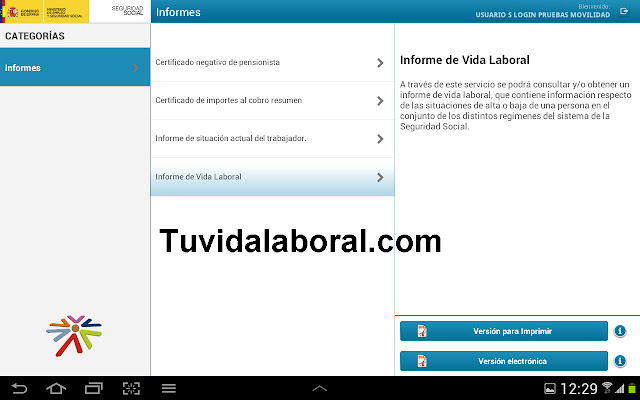 Pedir Vida Laboral  from Chrome web store to be run with OffiDocs Chromium online