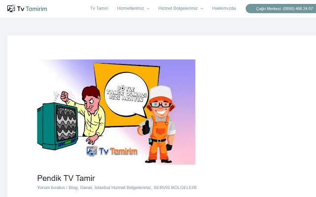 Pendik TV Servisi  from Chrome web store to be run with OffiDocs Chromium online