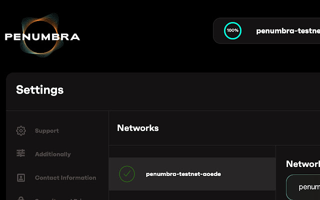 Penumbra wallet  from Chrome web store to be run with OffiDocs Chromium online