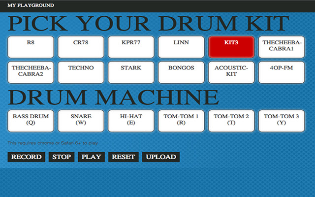 Percussion  from Chrome web store to be run with OffiDocs Chromium online