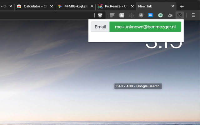 Personal email tag generator  from Chrome web store to be run with OffiDocs Chromium online