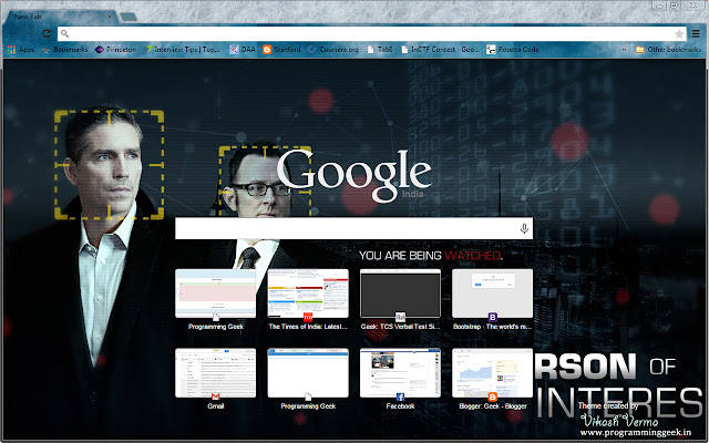 Person of Interest (ideal for 1920x1080)  from Chrome web store to be run with OffiDocs Chromium online