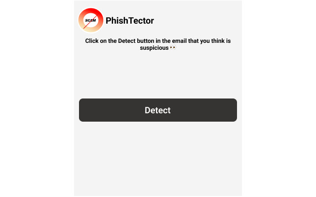 PhishTector Gmail Phishing Detector  from Chrome web store to be run with OffiDocs Chromium online