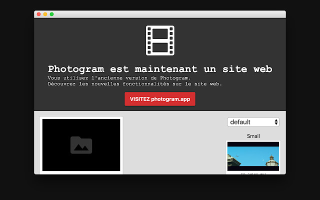 Photogram  from Chrome web store to be run with OffiDocs Chromium online