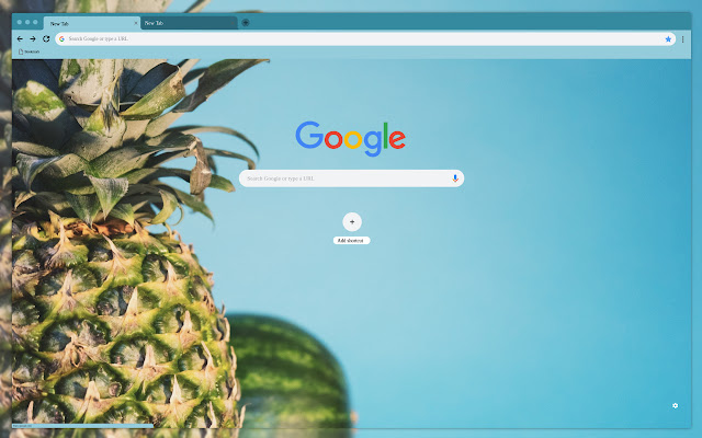 Pineapple on blue  from Chrome web store to be run with OffiDocs Chromium online