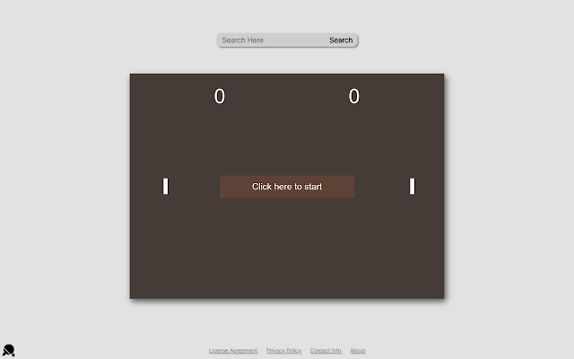 Ping Pong Game  from Chrome web store to be run with OffiDocs Chromium online