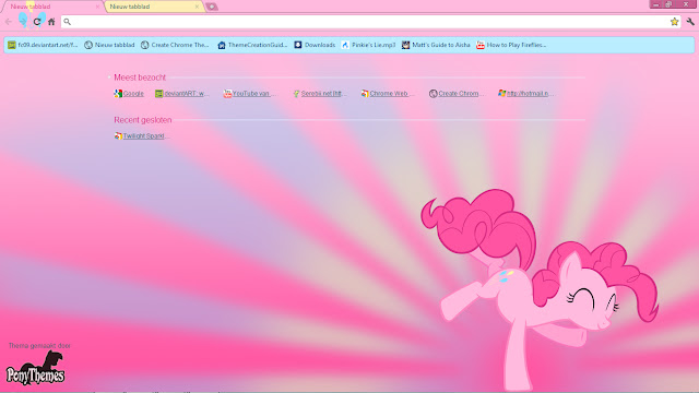 Pinky Pie (Jolly) Theme  from Chrome web store to be run with OffiDocs Chromium online