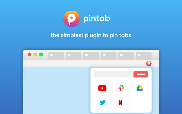 PinTab for Chrome  from Chrome web store to be run with OffiDocs Chromium online