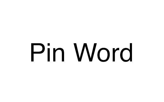 Pin Word  from Chrome web store to be run with OffiDocs Chromium online