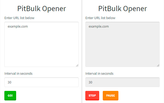 PitBulk Opener  from Chrome web store to be run with OffiDocs Chromium online