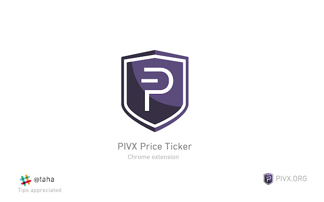 Pivx (PIVX) Price Ticker  from Chrome web store to be run with OffiDocs Chromium online