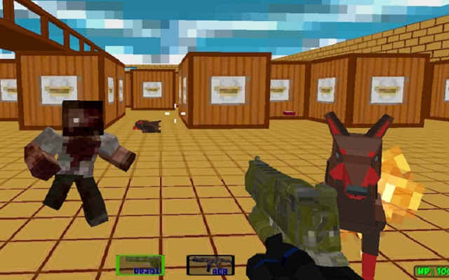 Pixel SWAT Zombie Survival  from Chrome web store to be run with OffiDocs Chromium online