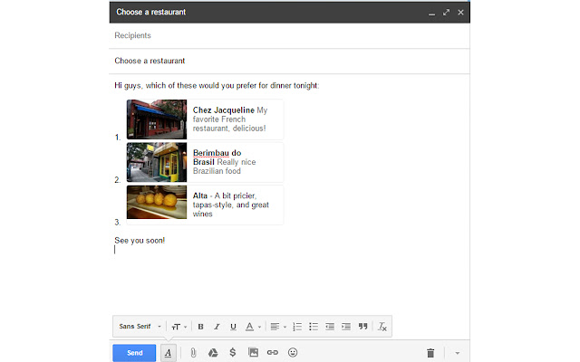 PlaceLinks  from Chrome web store to be run with OffiDocs Chromium online