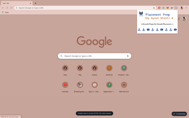 Placement Prep  from Chrome web store to be run with OffiDocs Chromium online