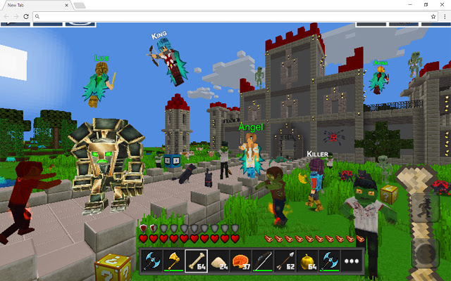 Planet Craft: Mine Block Craft  from Chrome web store to be run with OffiDocs Chromium online