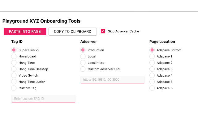 Playground XYZ Onboarding Tools  from Chrome web store to be run with OffiDocs Chromium online