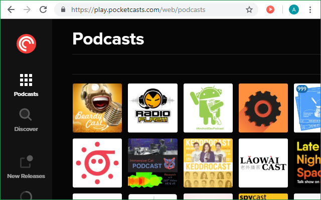 Play/Pause Button For Pocket Casts 2  from Chrome web store to be run with OffiDocs Chromium online