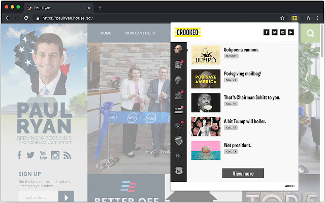 Pod Save America  Crooked Media  from Chrome web store to be run with OffiDocs Chromium online