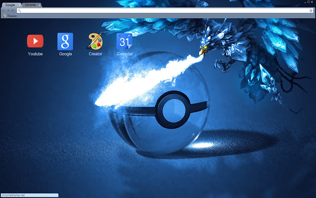 Pokemon Articuno pokeball theme 1920x1080  from Chrome web store to be run with OffiDocs Chromium online