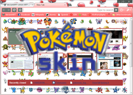 Poke skin  from Chrome web store to be run with OffiDocs Chromium online