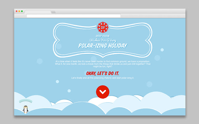 Polar izing Holiday from Deep Focus + Engine  from Chrome web store to be run with OffiDocs Chromium online