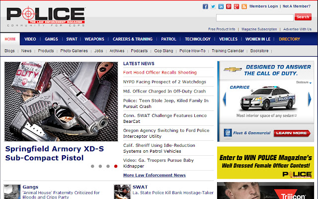 POLICE Magazine  from Chrome web store to be run with OffiDocs Chromium online