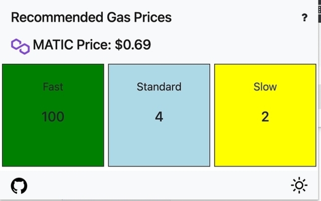 Polygon (MATIC) Gas Station  from Chrome web store to be run with OffiDocs Chromium online