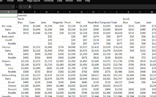 PowerBI Matrix Export  from Chrome web store to be run with OffiDocs Chromium online