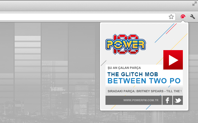 POWER FM  from Chrome web store to be run with OffiDocs Chromium online