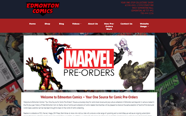 Pre Order Comics  from Chrome web store to be run with OffiDocs Chromium online