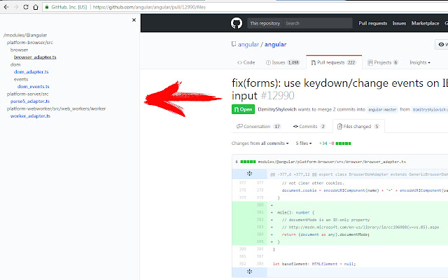 Pretty pull request viewer for GitHub  from Chrome web store to be run with OffiDocs Chromium online