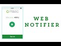 Primas Web Notifier  from Chrome web store to be run with OffiDocs Chromium online